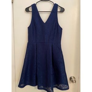 Navy blue dress